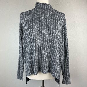 American Eagle Outfitters Gray Oversized Turtleneck Sweater Size XS EUC